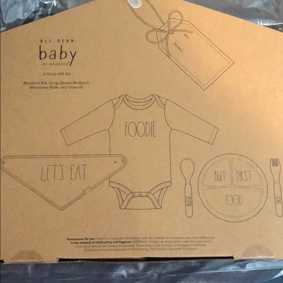 Rae Dunn 5-Piece Baby Gift Set 🎉HP🎉 - Picture 3 of 9